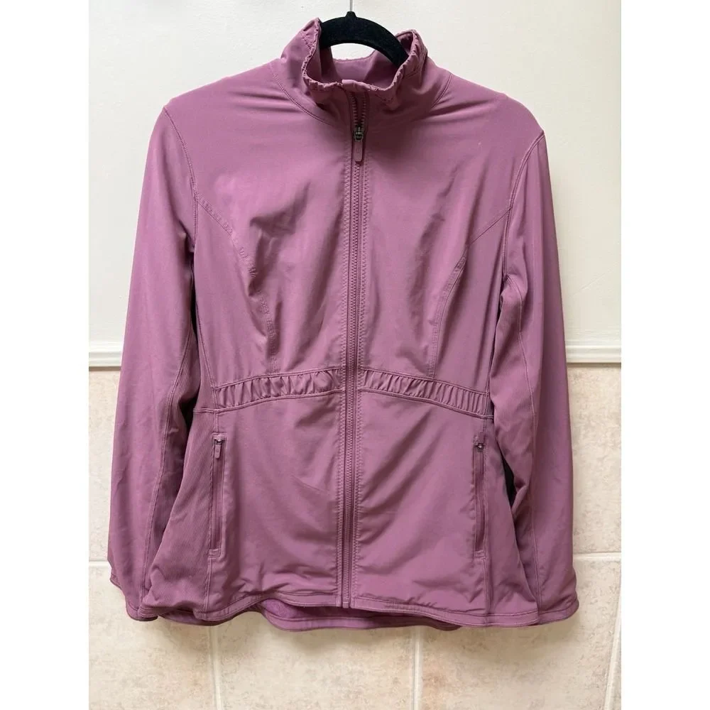 Lululemon Round Trip Jacket – Merlot / Dashing Purple – Size 12